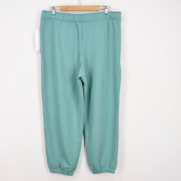 NWT Athleta Forever Fleece High-Rise Fleece Jogger In Juniper Green Size Large - Picture 4 of 10